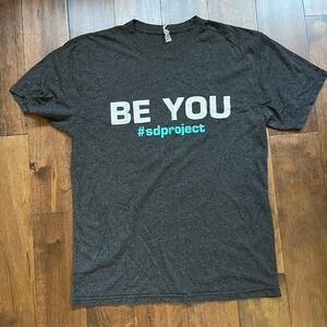 Next Level Apparel BE YOU Tee - Charcoal